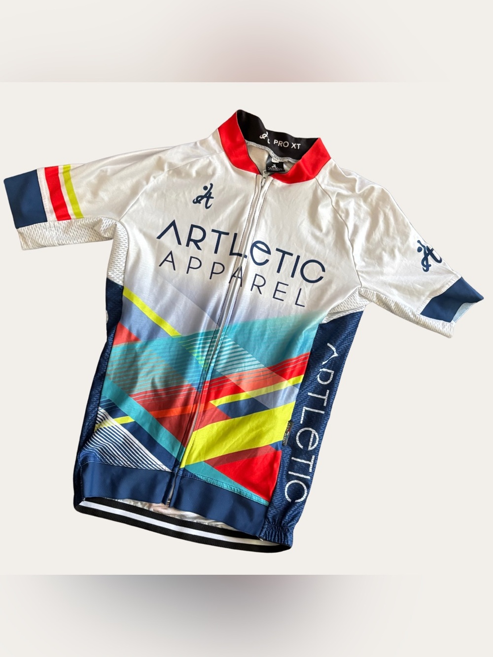Athletic Apparel Multicolor Cycling Jersey